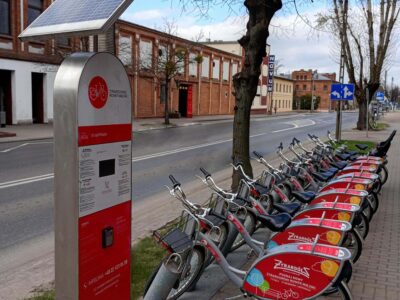 Koniec zimowania. Żyrardowski Rower Miejski wraca na ulice